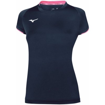 Camisa Mizuno Core SS Tee Mujer - Azul Marino - Chile M098MLIDZW